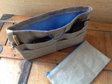 organisateur de sac lin naturel